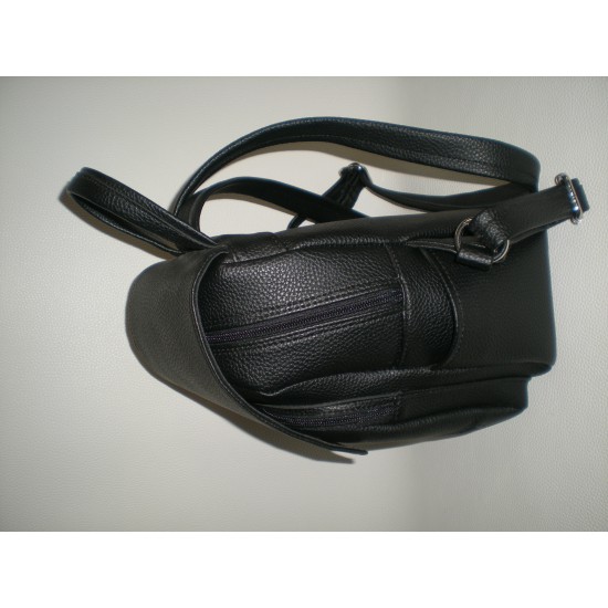 Σακίδιο Πλάτης Kap 1002 Μαύρο ή Ταμπά Σε Οικολογικό Δέρμα Ελληνικής Κατασκευής 