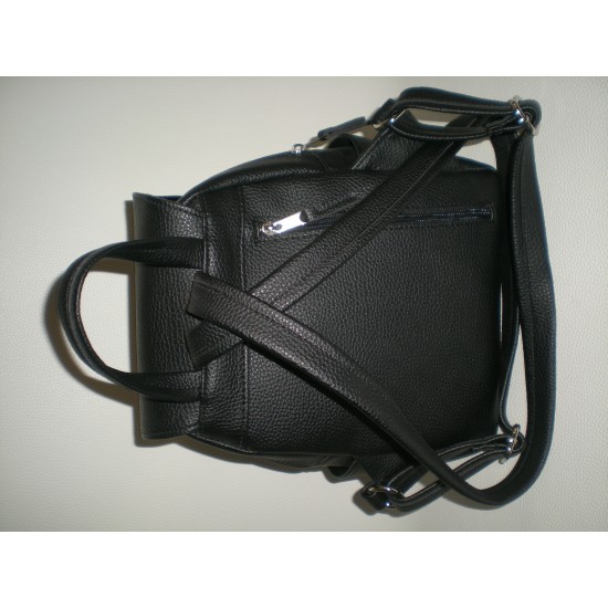 Σακίδιο Πλάτης Kap 1002 Μαύρο ή Ταμπά Σε Οικολογικό Δέρμα Ελληνικής Κατασκευής 