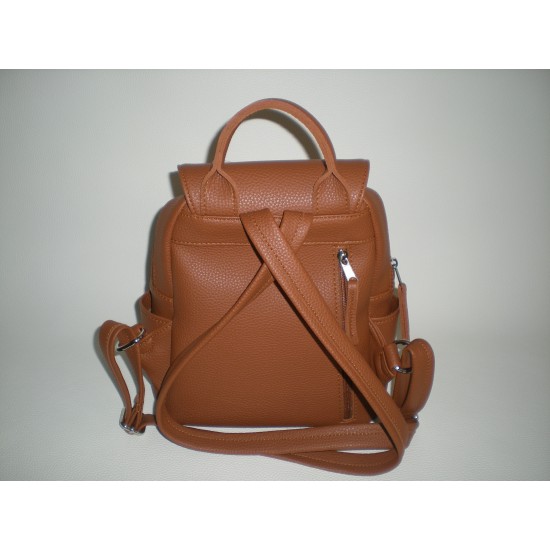 Σακίδιο Πλάτης Kap 1002 Μαύρο ή Ταμπά Σε Οικολογικό Δέρμα Ελληνικής Κατασκευής 